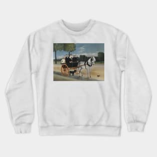 La Carriole du pere Junier by Henri Rousseau Crewneck Sweatshirt